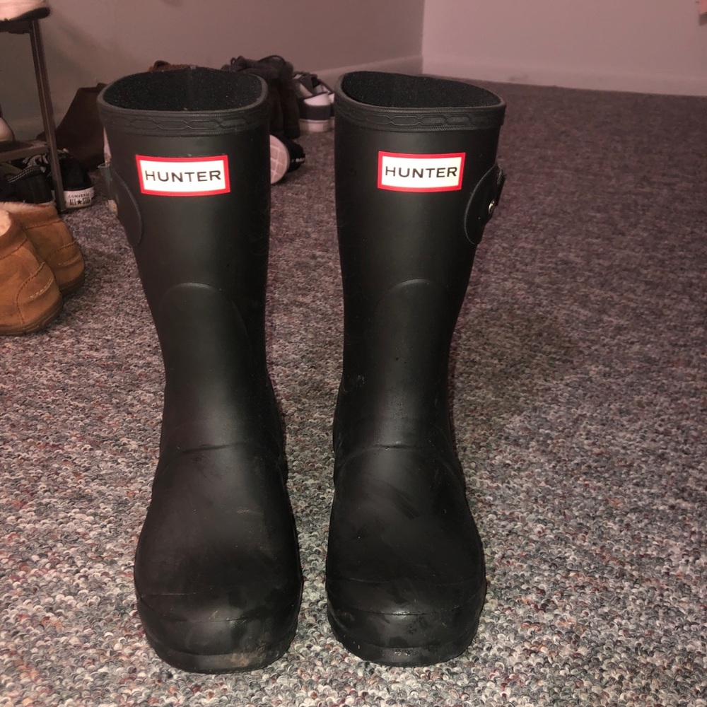 Hunter boots short